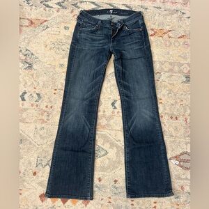 7 for all mankind bootcut jeans size 25